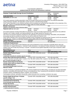 Employer Funded Health Savings Account Contribution $500