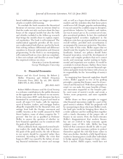 Journal of Economic Literature, Vol. LI (June 2013)