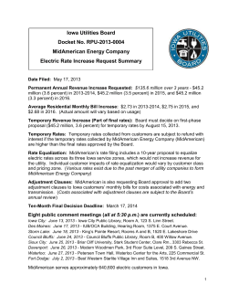 Docket No. RPU-2013-0004