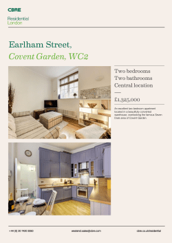 An excellent two bedroom apartment located in