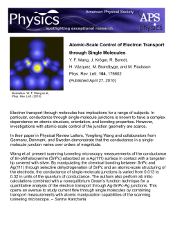 Atomic-Scale Control of Electron Transport through Single Molecules