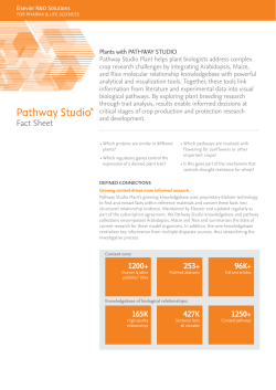 Pathway Studio Plant