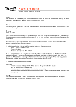 Example Problem Tree