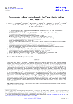 Spectacular tails of ionized gas in the Virgo cluster galaxy NGC 4569