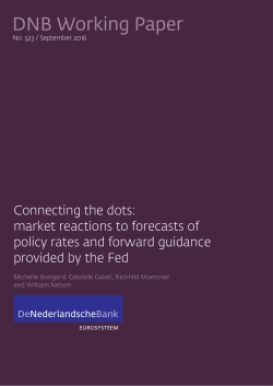 Connecting the dots: market reactions to forecasts of policy