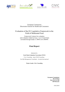 Medicated feed - European Commission