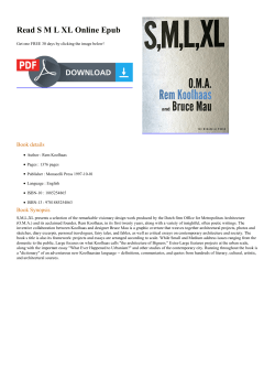 Read SML XL Online Epub