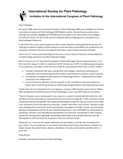 International Society for Plant Pathology