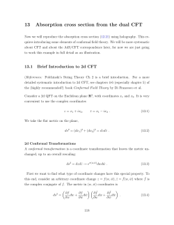 13 Absorption cross section from the dual CFT