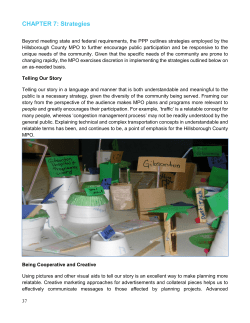 CHAPTER 7: Strategies