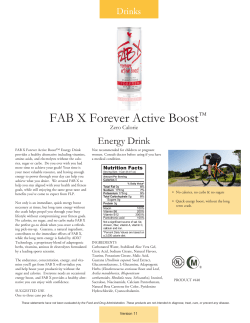FAB X Forever Active Boost
