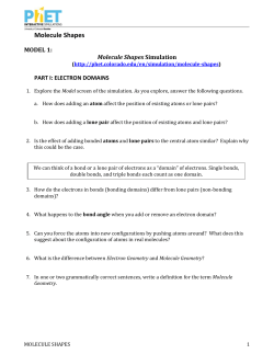 Molecule-Shapes-Student