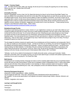 Chapter 1. Overview Chapter Lead&hellip;.No matter what the culture