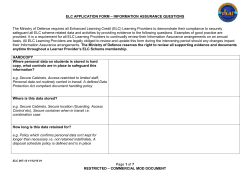 elc application form &ndash; additional questions