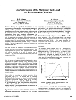 97 - Characterization of the Maximum Test Level in a