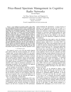 Price-Based Spectrum Management in Cognitive Radio