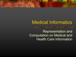 Medical Informatics - IIT-Kgp