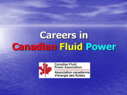 Careers in Canadian Fluid Power - Canadian Fluid Power Association