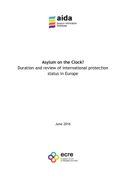 Asylum on the Clock? Duration and review of international