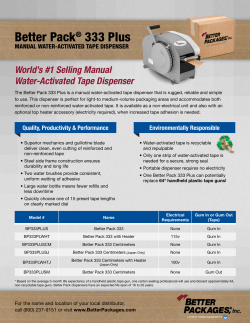 better pack&reg; 333 plus wat dispenser