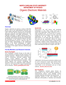 Organic Electronic Materials