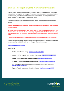 Check List and Appendix Statutory Reporting 2017