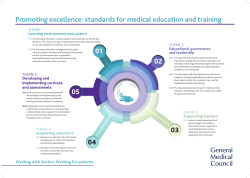 Education and training standards - poster - for A2 or A3.indd