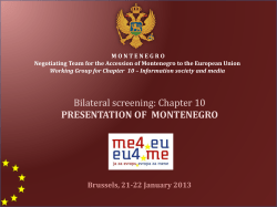 Chapter 10: Information society and media