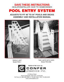 adjusts to fit 48&rdquo; to 54&rdquo; pools and decks