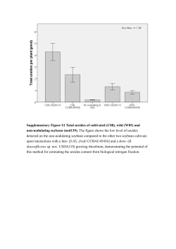 Supplementary Figure S1 Total ureides of cultivated (C08), wild