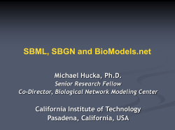 Modeling and Simulation in Systems Biology