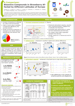 A Comparison: Bioactive Compounds in Strawberry Af