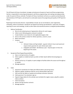 Sports Coordinator