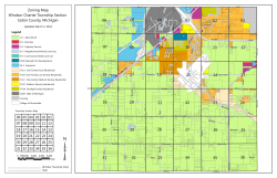 Zoning Map Windsor Charter Township Section Eaton County