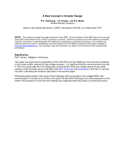 A new concept in arrester design [An IEEE SPDC seminal paper]