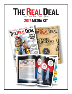 2017 media kit - The Real Deal