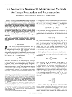 Fast Nonconvex Nonsmooth Minimization Methods for