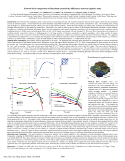 Network-level comparisons of functional connectivity