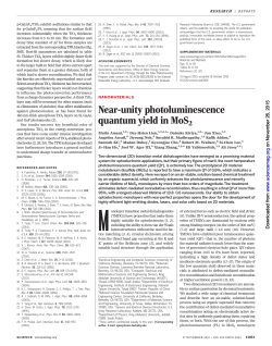 Near-unity photoluminescence quantum yield in MoS2