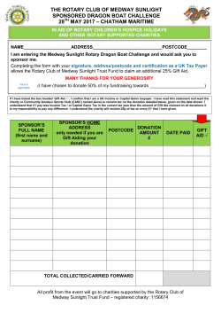 the rotary club of medway sunlight sponsored dragon - Rotary