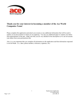 Employment Application