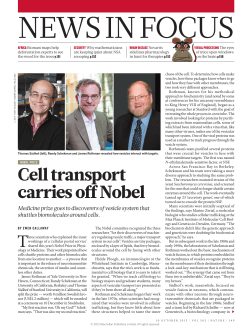 Cell transport carries off Nobel