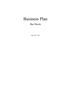 Business Plan Template for Internet Business