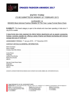 Large Format Store Chain ELIGIBILITY