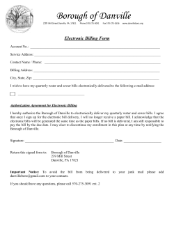 to sign up to receive your bill electronically rather