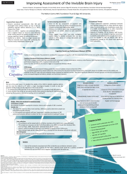Cognitive Functional Performance Measure (CFPM)