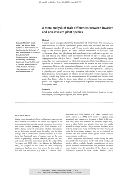A meta-analysis of trait differences between