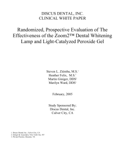 To truly accelerate the whitening process using light, some sort of
