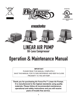 Sunlight Supply 746510 Pro 60 Air Pump Operation