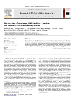 Bioisosterism of urea-based GCPII inhibitors: Synthesis and